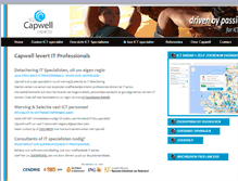 Tablet Screenshot of capwell.nl